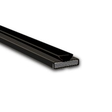 Pyroplex Fire & Smoke Intumescent Strip - FD60 - 20 x 4 x 2100mm with Brush - Black - Pack of 10