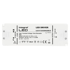 Integral LED 24V 75W Constant Voltage LED Driver - IP20 - 200-240VAC