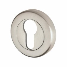 M Marcus Sorrento Escutcheon - 53mm Diameter - Euro - Satin Chrome