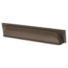 Alexander & Wilks Quantock Cabinet Cup Handle - 203mm Centres - PVD Dark Bronze
