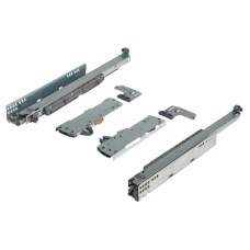 Blum TIP-ON Push to Open BLUMOTION Soft Close Drawer Runner - Double Extension - 500mm Length - 40kg