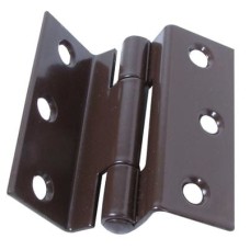 Storm Proof Casement Window Hinge - 63mm Length - Brown - Pair