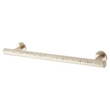 Hampstead Kendal 10.5mm Hammered T-Bar Cabinet Pull Handle - 160mm Centres - Satin Nickel