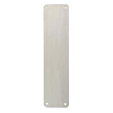Exel Stainless Steel Plain Finger Plate - 350 x 75 x 1.5mm - Polished