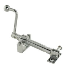 Hampstead Telescopic Skylight ScrewJack Opener with Handle - 190mm Length - 170mm Throw - Pol Chrome