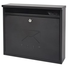 Burg Wachter Elegance Mailbox - 362 x 310 112mm - Black