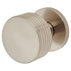 Jedo by Frelan Ribbon Mortice Door Knob - 60mm Rose Diameter - Satin Nickel