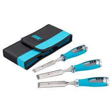 OX Pro Wood Chisel Set in Velcro Case - 3 Pieces