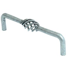 Olde Forge Cage D-Bar Cabinet Pull Handle - 128mm Centres - Polished Steel