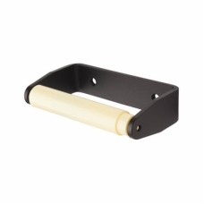Sprung Toilet Roll Holder - 12-21mm Panels - Black Fine Textured