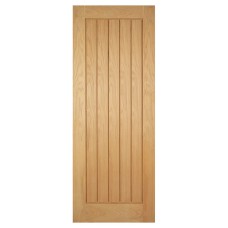 LPD Mexicano 5 Panel Pre-Finished Solid Internal FD30 Fire Door - 1981 x 610 x 44mm - Oak 