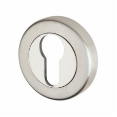 M Marcus Sorrento Escutcheon - 53mm Diameter - Euro - Satin/Polished Chrome