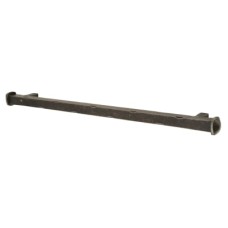 Exel Square T-Bar Cabinet Pull Handle - 256mm Centres - Polished Steel