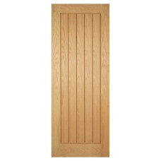 LPD Mexicano 5 Panel Pre-Finished Solid Internal Door - 1981 x 458 x 35mm - Oak