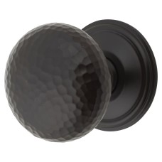 From The Anvil Hammered Mushroom Round Cabinet Knob - 38mm Diameter - Aged Bronze