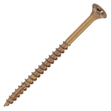 Reisser Cutter Pozi Countersunk Wood Screws - 6.0 x 60mm - Yellow Zinc - Pack of 100