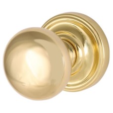 Heritage Brass by M Marcus Hampstead Mortice Door Knob - 62mm Rose Diameter - Polished Brass