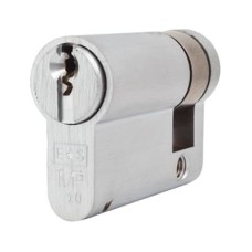 Eurospec 10 Pin 45mm Euro Single Cylinder - 35 + 10mm - Satin Chrome - Master Keyed