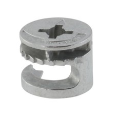 Rimless Cam Connector - 15mm Min Panel Thickness - Zinc Plated - Pack of 50