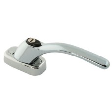 Fab & Fix uPVC/Timber Tilt & Turn Espagnolette Locking Multipoint Window Handle - Bright Chrome