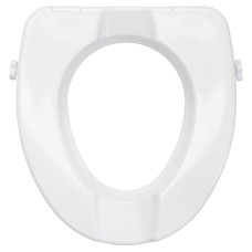 Croydex Carragh Standard Close Raised Toilet Seat - White