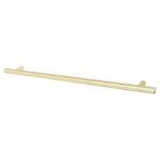 Exel 12mm T-Bar Cabinet Pull Handle - 288mm Centres - Satin Brass