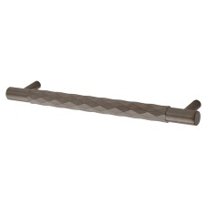 Alexander & Wilks Diamond Cut 14mm T-Bar Cabinet Pull Handle - 160mm Centres - PVD Dark Bronze
