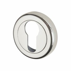 Exel Escutcheon - 50mm Diameter - Euro - Polished Chrome