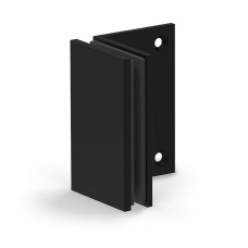 Bohle Bilbao Glass Clamp - Wall Mount - 8-12mm Glass - Matt Black