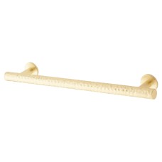 Hampstead Kendal 10.5mm Hammered T-Bar Cabinet Pull Handle - 160mm Centres - Satin Brass
