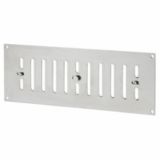 Exel Hit & Miss Vent - 242 x 89mm - Satin Chrome