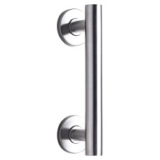 Metlex Callisto 35mm Stainless Steel Grab Rail - 300mm Length - Brushed Stainless Steel