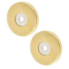 Hampstead Rose Set for 19mm Door Pull Handles - 52 x 6mm - PVD Brass
