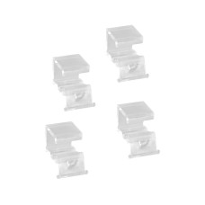 elfa Drawer Basket Tower - Ventilated Wire Drawer Stopper - Translucent - Pack of 4