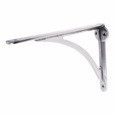 From The Anvil Curved Steel Shelf Bracket - 249 x 174mm - Pewter