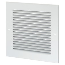 Lorient Vent Cover Grille - 190 x 190mm to suit Transfer Vent 150 x 150mm - Satin Silver