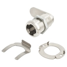Cam Lock - 90° Lock - Housing Only - 25mm Door Thickness - Polished Chrome