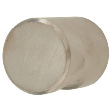 Exel Solid Turned Cylinder Cabinet Knob - 25mm Diameter - Satin Stainless Steel