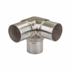 SWR Balustrade 3 Way Elbow - 304 Brushed Satin Stainless Steel