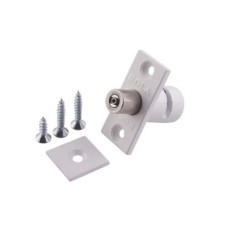 Bramah Rola Retractable Egress Sash Window Stop - 22 x 16mm - White
