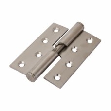 Rising Butt Door Hinge - 102 x 76 x 3mm - Left Hand - Satin Stainless Steel - Pair
