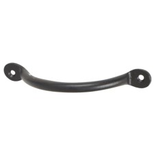 Olde Forge Bean Bow Cabinet Pull Handle - 115mm Centres - Black Iron