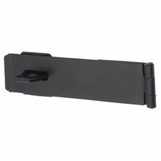 Light Duty Safety Hasp & Staple - 150mm Length - Black