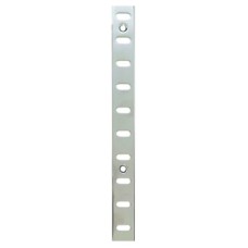 Exel Flat Bookcase Strip - 1829 x 19mm - Bright Zinc Plated