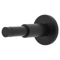 Hampstead Lines Projection Door Stop - 100mm Projection - Matt Black