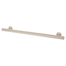 Exel York 12mm Knurled T-Bar Cabinet Pull Handle - 224mm Centres - Satin Nickel