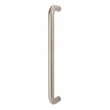 Exel 19mm D-Bar Door Pull Handle - Bolt Fix - 305mm Centres - Satin Stainless Steel