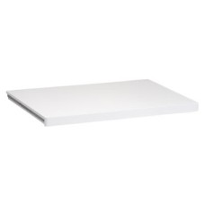 elfa Top Track System - Click In White Edged Melamine Board/Shelf - 605 x 437 x 32mm - White