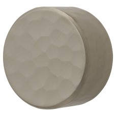 Alexander & Wilks Leila Hammered Round Cabinet Knob - 35mm Diameter - Satin Nickel