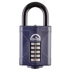 Squire Combination All Weather Padlock - 60mm Body - 33 x 28mm Shackle - Blue